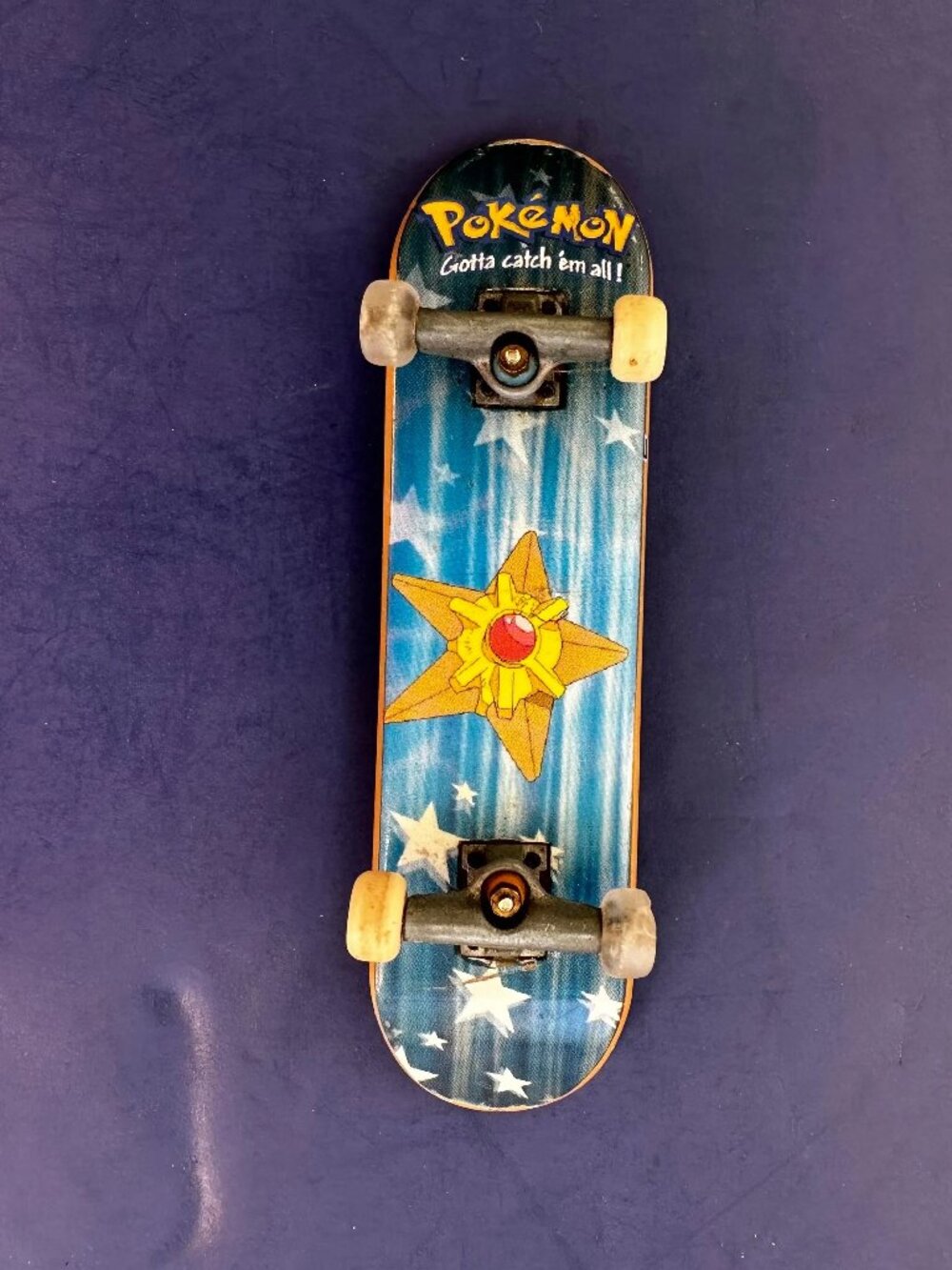 Vintage 1999 X-Concepts Pokemon Staryu Fingerboard Mini Skateboard